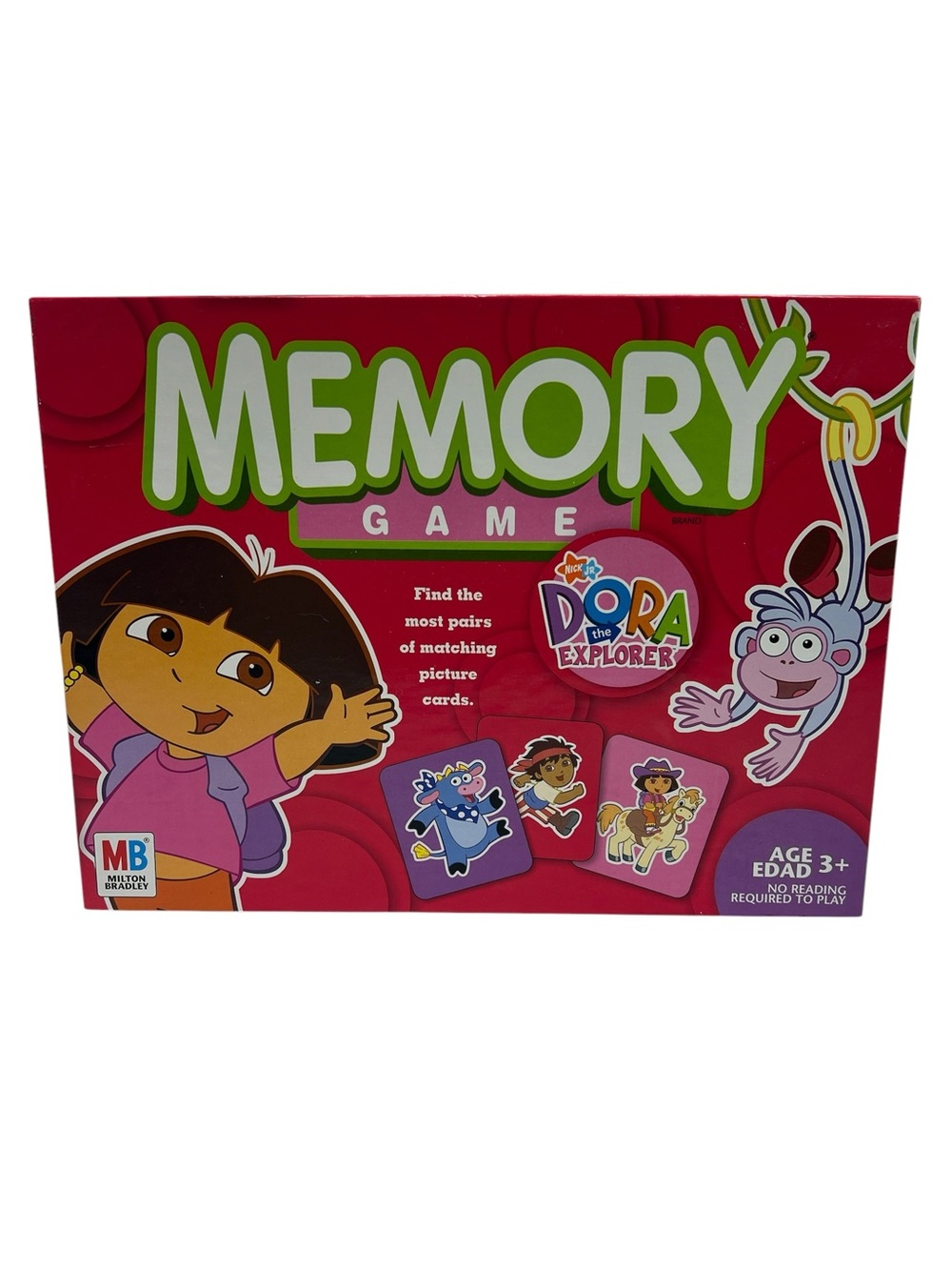 Dora the Explorer Milton Bradley Memory Game 2004